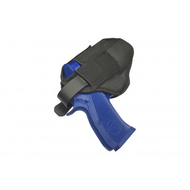 AK05 Funda Universal de Cinturón para CZ 97 B con Porta Cargador negro 5-56.de