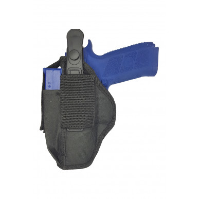 AK05 Universal Gürel Holster für CZ P-09 mit Mag Halter schwarz 5-56.de
