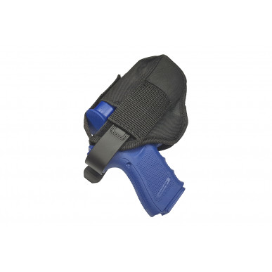 AK05 Funda Universal para Glock 19 con Porta Cargador negro 5-56.de