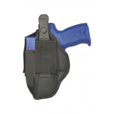 AK05 Univerzální pouzdro pro HK P2000 s držákem zásobníku černé 5-56.de