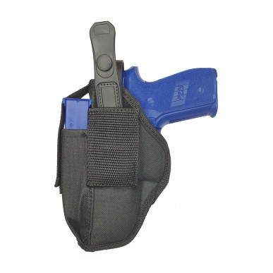 AK05 Univerzální pouzdro pro Sig Sauer P229 s držákem zásobníku černé 5-56.de