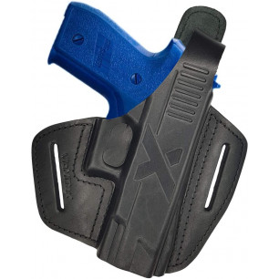 Coldre de Couro para Sig Sauer P229 OWB – Destro com Botão de Pressão