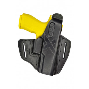 حافظة جلدية لـ Sig Sauer P320 X Carry OWB - لليد اليمنى مع زر ضغط