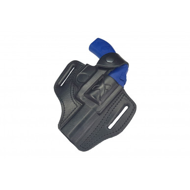 R2 נרתיק עור לאקדח רוולבר עבור Smith & Wesson 36 קנה 3 אינץ' שחור VlaMiTex